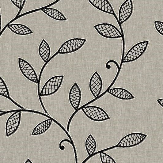 Sample F0937-03 Hetton Charcoal Clarke And Clarke Fabric