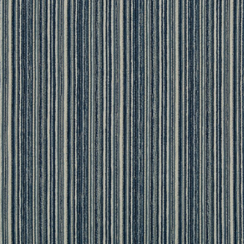 Sample 34693.511.0 Blue Upholstery Stripes Fabric by Kravet Design