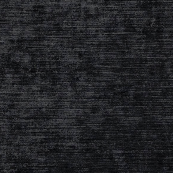Sample ED85292-970 Meridian Velvet Graphite Solid Threads Fabric