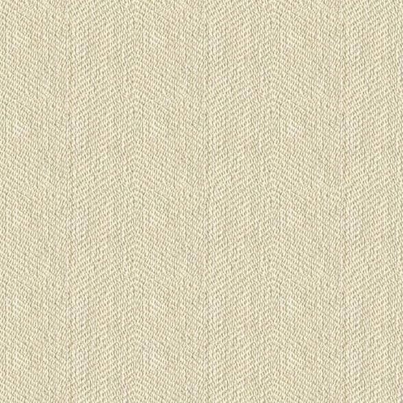 Sample 33877.111.0 White Upholstery Herringbone Tweed Fabric by Kravet Contract