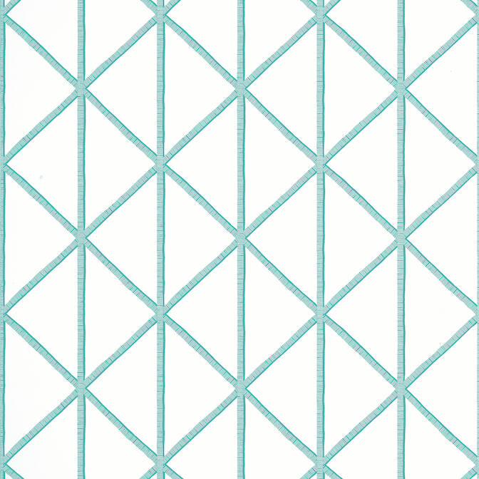 Purchase a sample of T10132 Box Kite, Tropics Thibaut Wallpaper