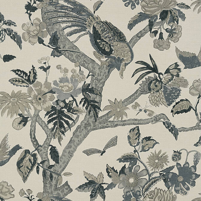 Purchase a sample of T10227 Coromandel, Colony Thibaut Wallpaper