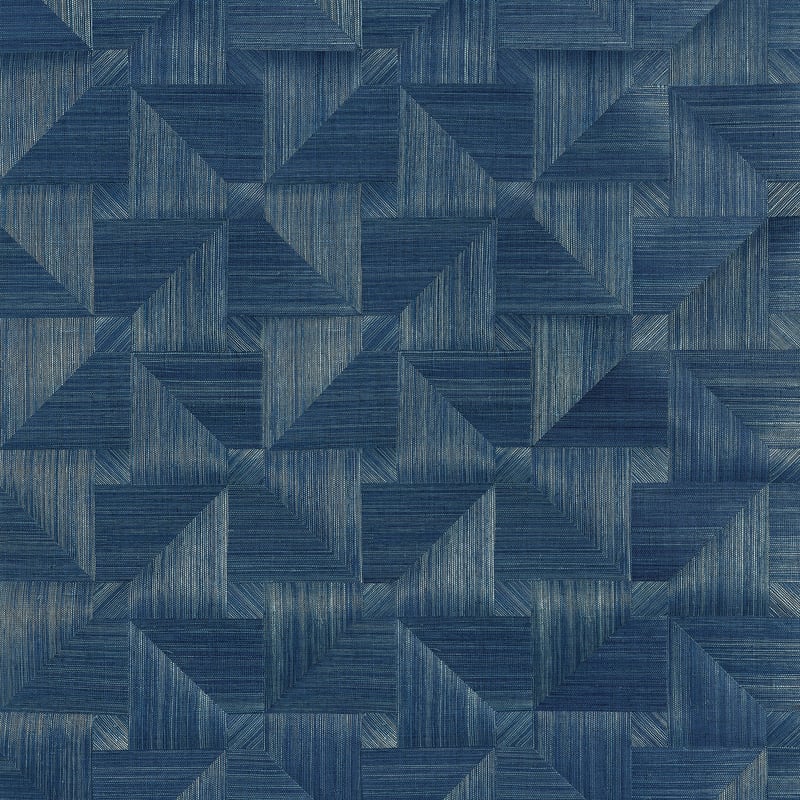 Select Thibaut Wallpaper SKU T10341 pattern name Bali Weave color name Navy.