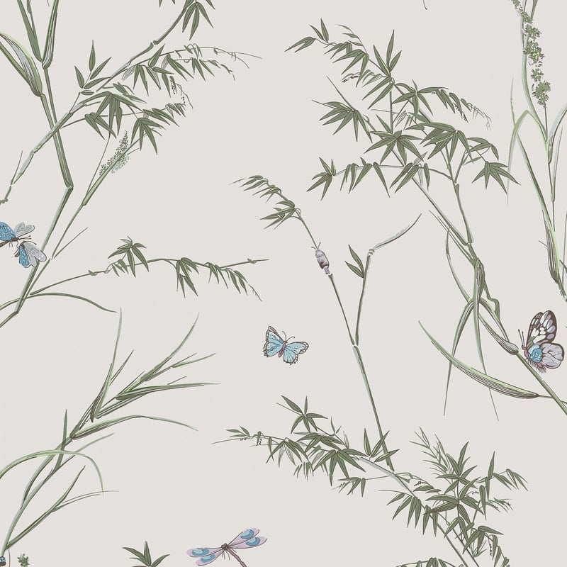 Shop Thibaut Wallpaper SKU T10526 pattern name Virginia color name Beige and Sage.