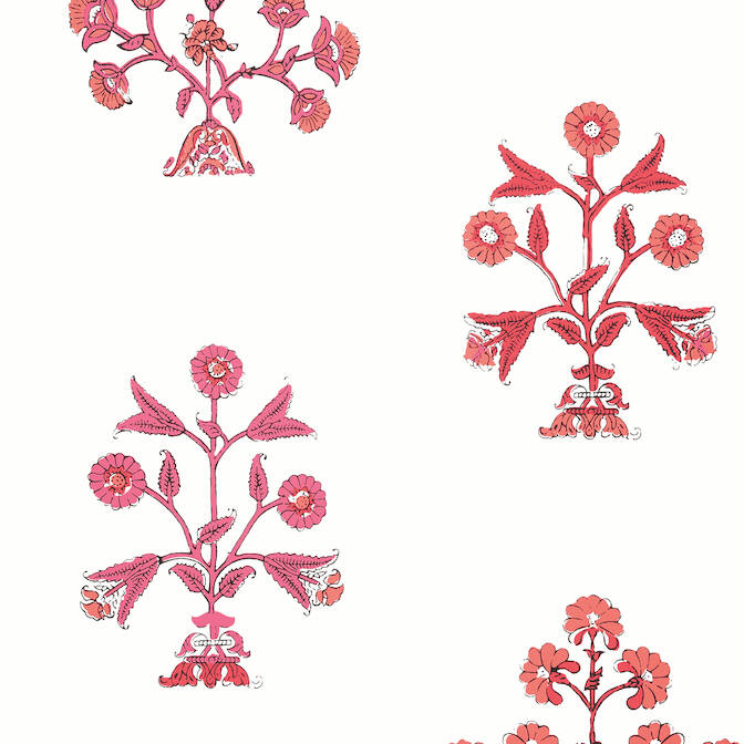 Order T10667 Indian Flower Ceylon Thibaut Wallpaper