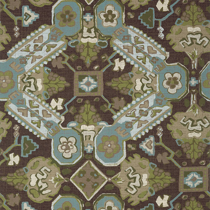 Purchase a sample of T10826 Persian Carpet, Heritage Thibaut Wallpaper