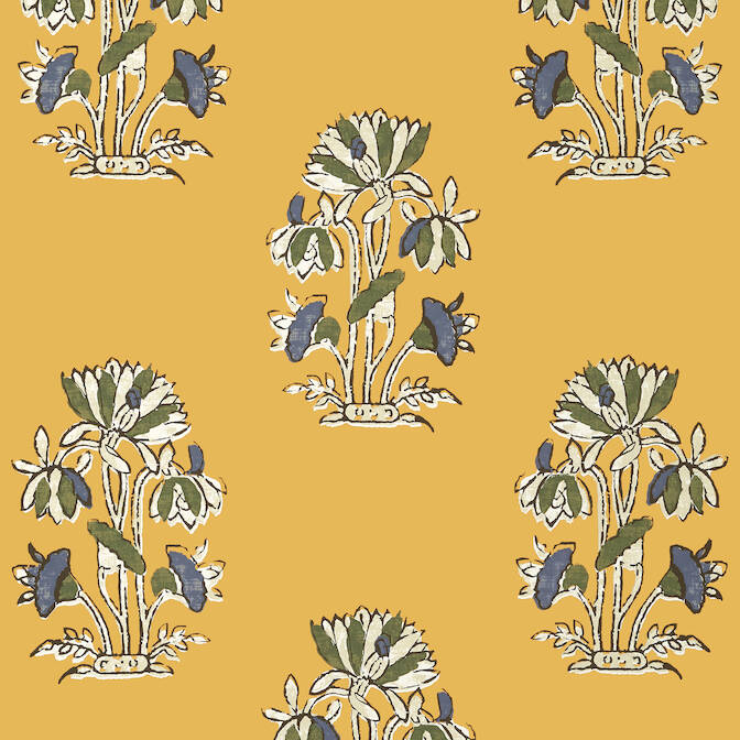 Purchase a sample of T13202 Lily Flower, Mesa Thibaut Wallpaper