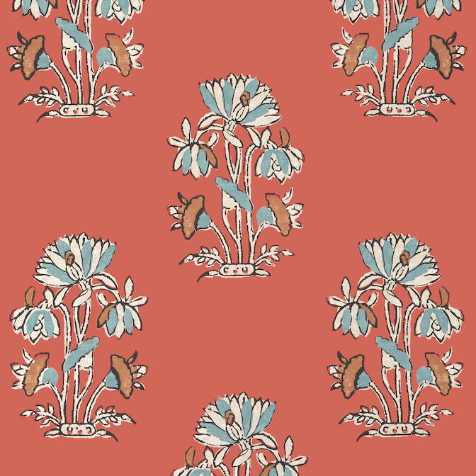 Purchase a sample of T13205 Lily Flower, Mesa Thibaut Wallpaper