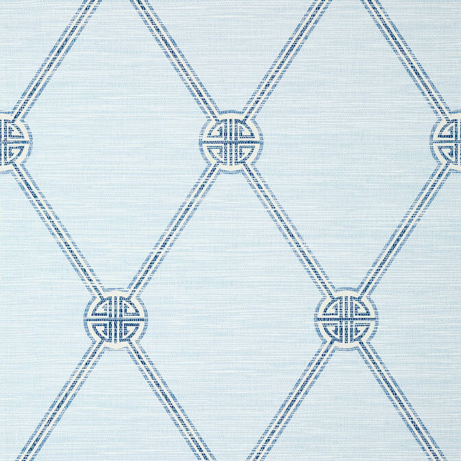 Purchase a sample of T13350 Turnberry Trellis, Pavilion Thibaut Wallpaper