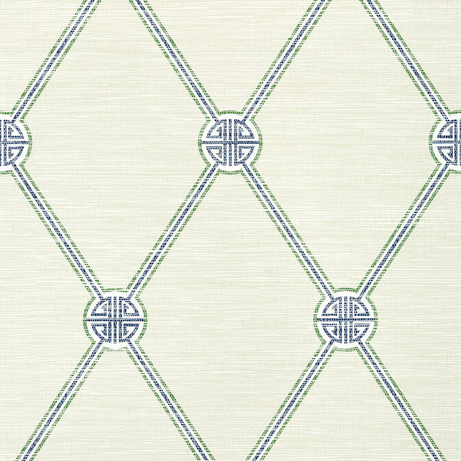 Save T13352 Turnberry Trellis Pavilion Thibaut Wallpaper
