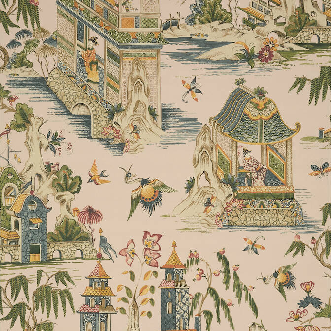 Purchase a sample of T13616 Grand Palace, Grand Palace by Thibaut Wallpaper