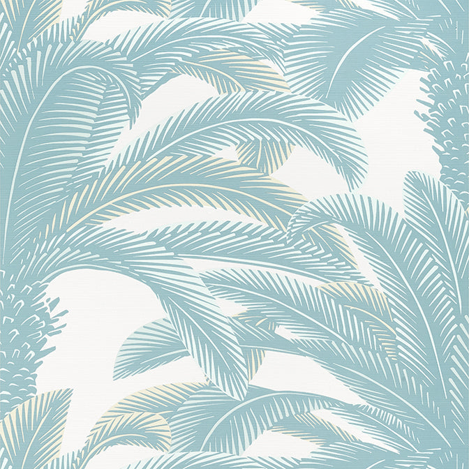 Purchase a sample of T13909 Queen Palm, Palm Grove by Thibaut Wallpaper