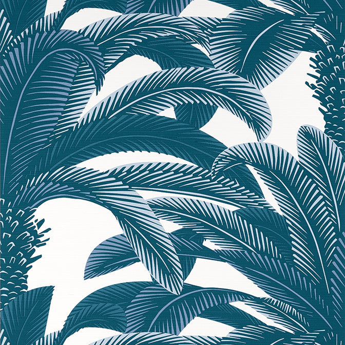 Purchase a sample of T13910 Queen Palm, Palm Grove by Thibaut Wallpaper