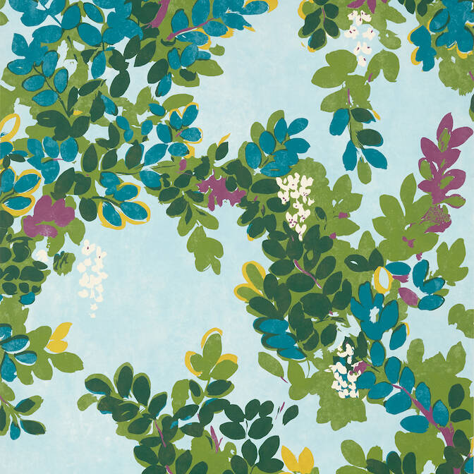 Purchase a sample of T14334 Central Park, Canopy Thibaut Wallpaper