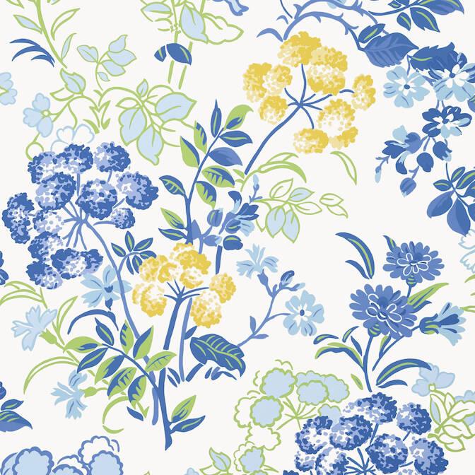 Purchase a sample of T14336 Spring Garden, Canopy Thibaut Wallpaper