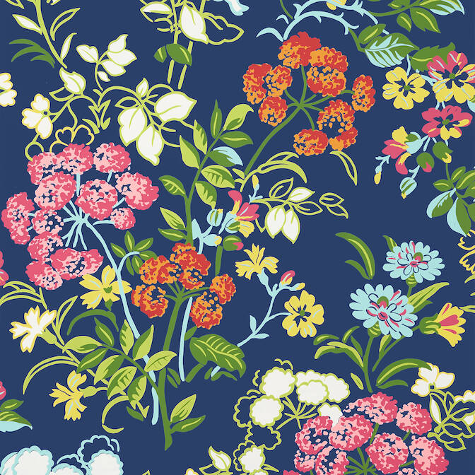 Purchase a sample of T14337 Spring Garden, Canopy Thibaut Wallpaper
