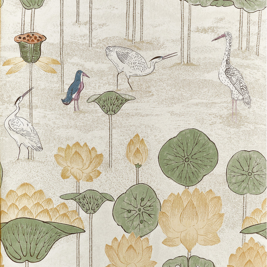 Find Thibaut Wallpaper Product# T14634 pattern name Malea color name Gold.
