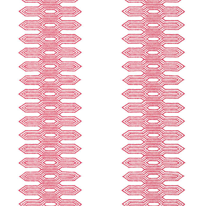 Save T20812 Nola Stripe Eden Pink by Thibaut Wallpaper