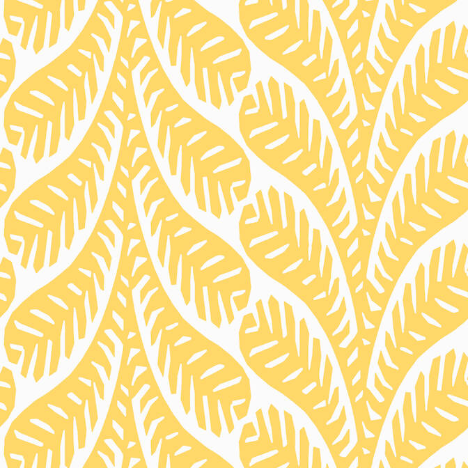 Acquire T20828 Ginger Eden Yellow by Thibaut Wallpaper