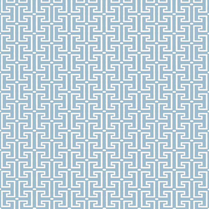 Purchase a sample of T20857 T-Square, Eden Light Blue by Thibaut Wallpaper