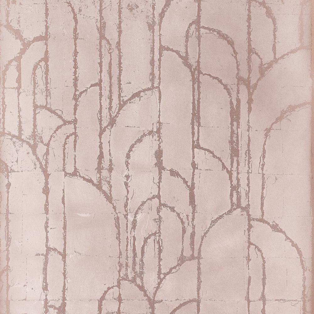 Purchase Thibaut Wallpaper Pattern T24415 pattern name Deco Moon color name Rose Gold.