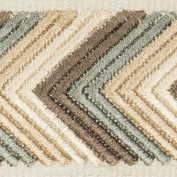 Sample T30690.106.0 Arrowhead Grey Charcoal Trim Fabric by Kravet Couture