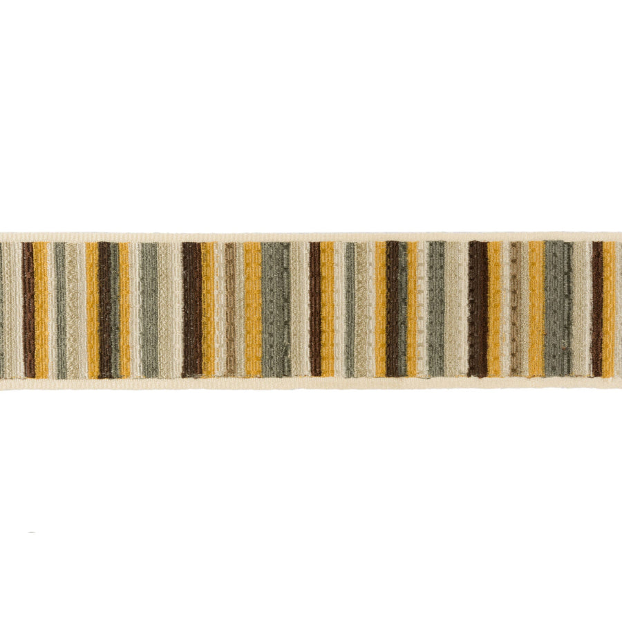 Sample T30728.614.0 Sukari Gazelle Grey Trim Fabric by Kravet Design