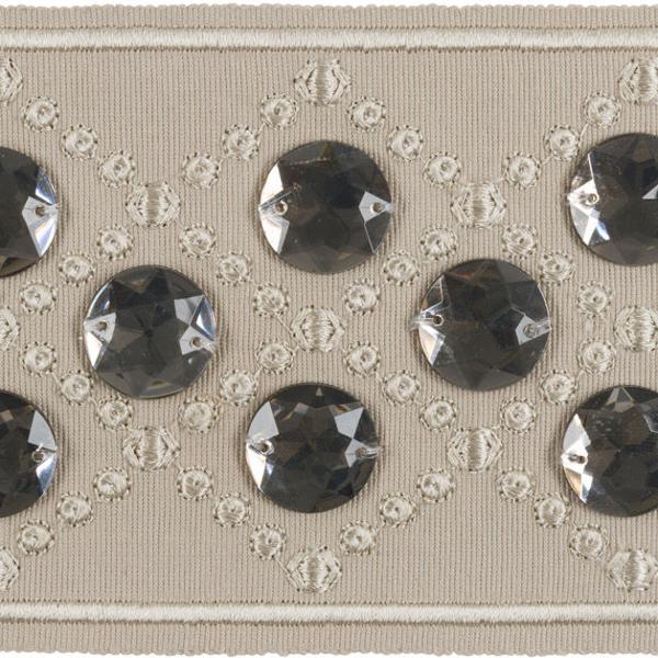 T30740.106.0 | Beaded Charm, Linen Taupe - Kravet Design Fabric