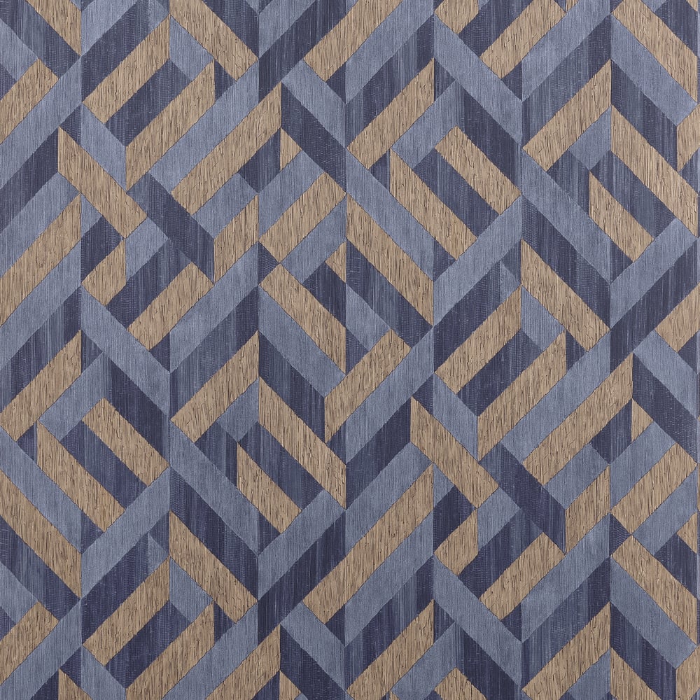 View Thibaut Wallpaper SKU# T34033 pattern name Bristlecone color name Navy.