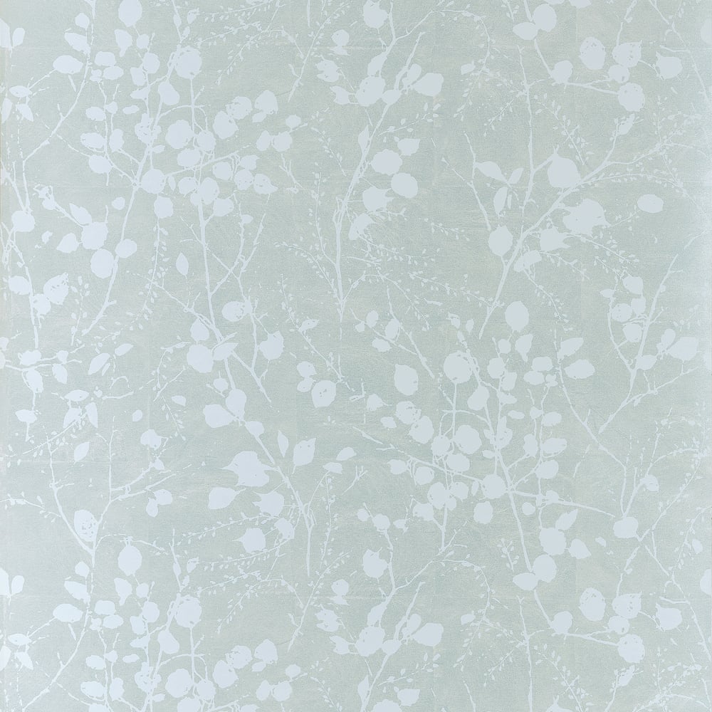 Acquire Thibaut Wallpaper Pattern number T34097 pattern name Katamari Bud color name Powder Blue and White.