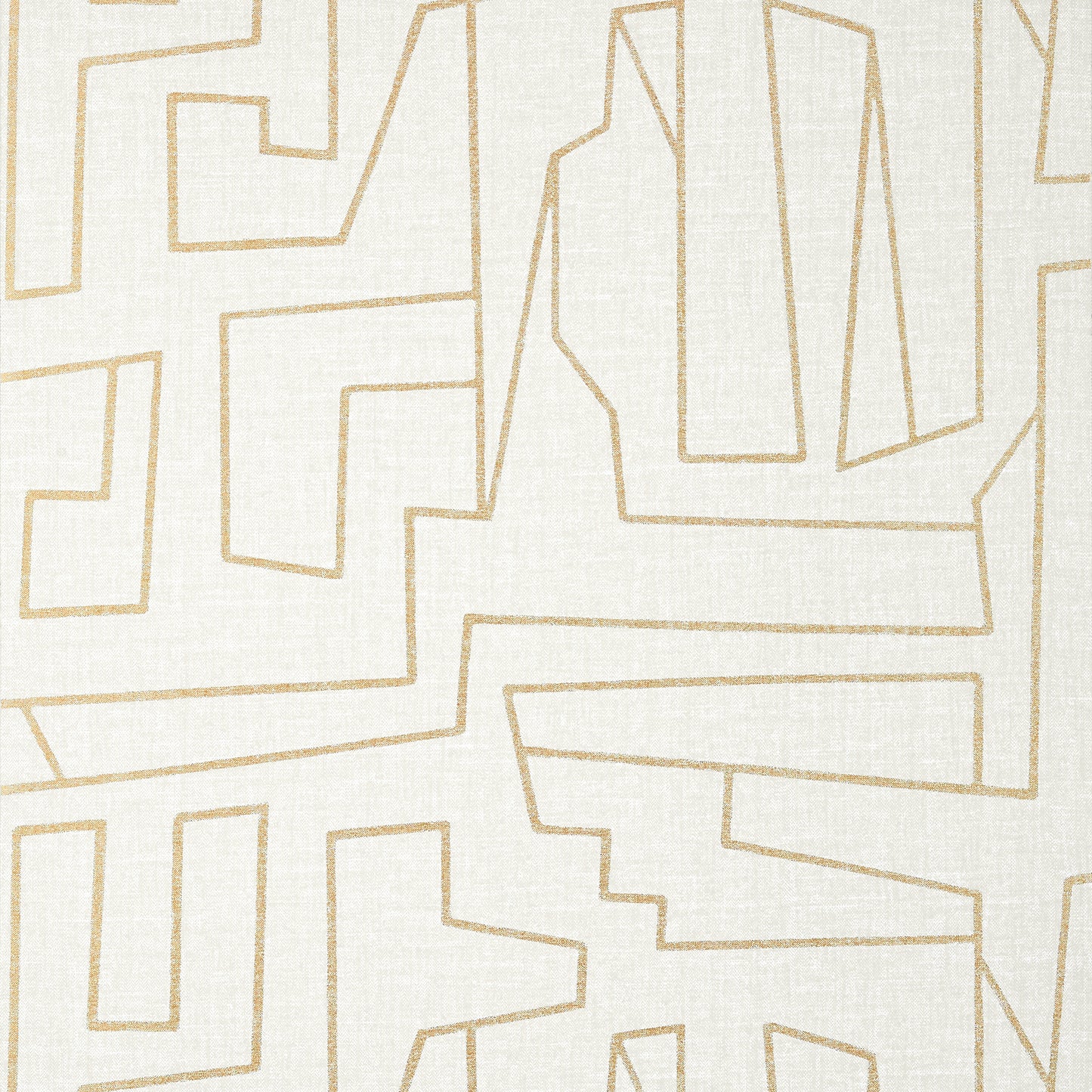 Purchase Thibaut Wallpaper Item# T41029 pattern name Matrix color Metallic Gold on Beige.
