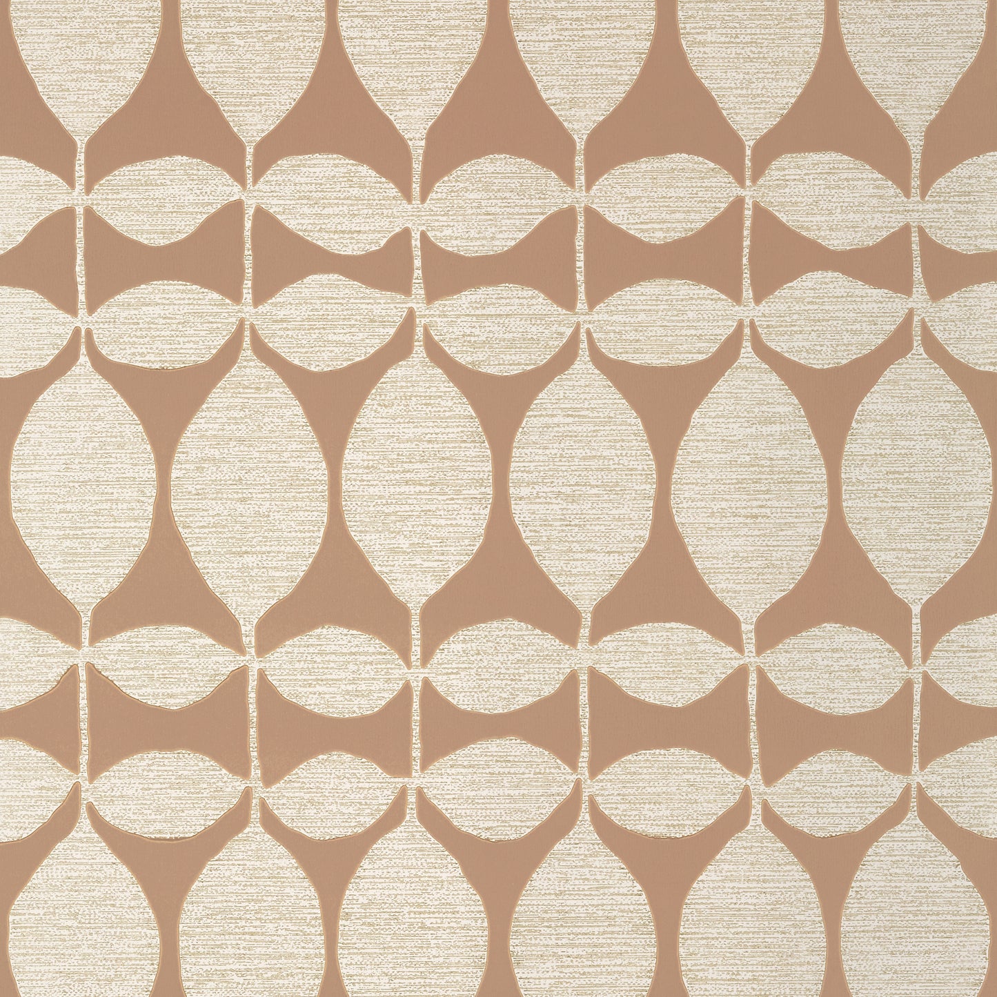 Purchase Thibaut Wallpaper SKU T41046 pattern name Lola color Metallic Pewter on Rust.