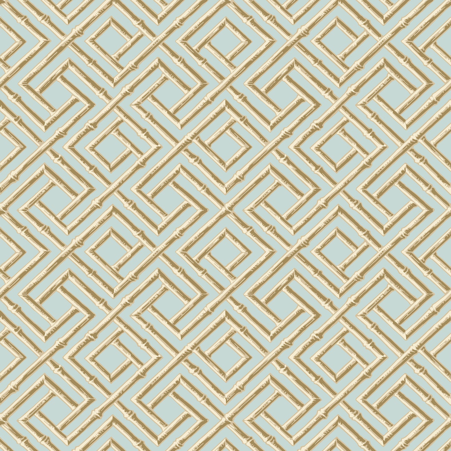 Purchase Thibaut Wallpaper Item T42046 pattern name French Lattice color Blue and Beige.