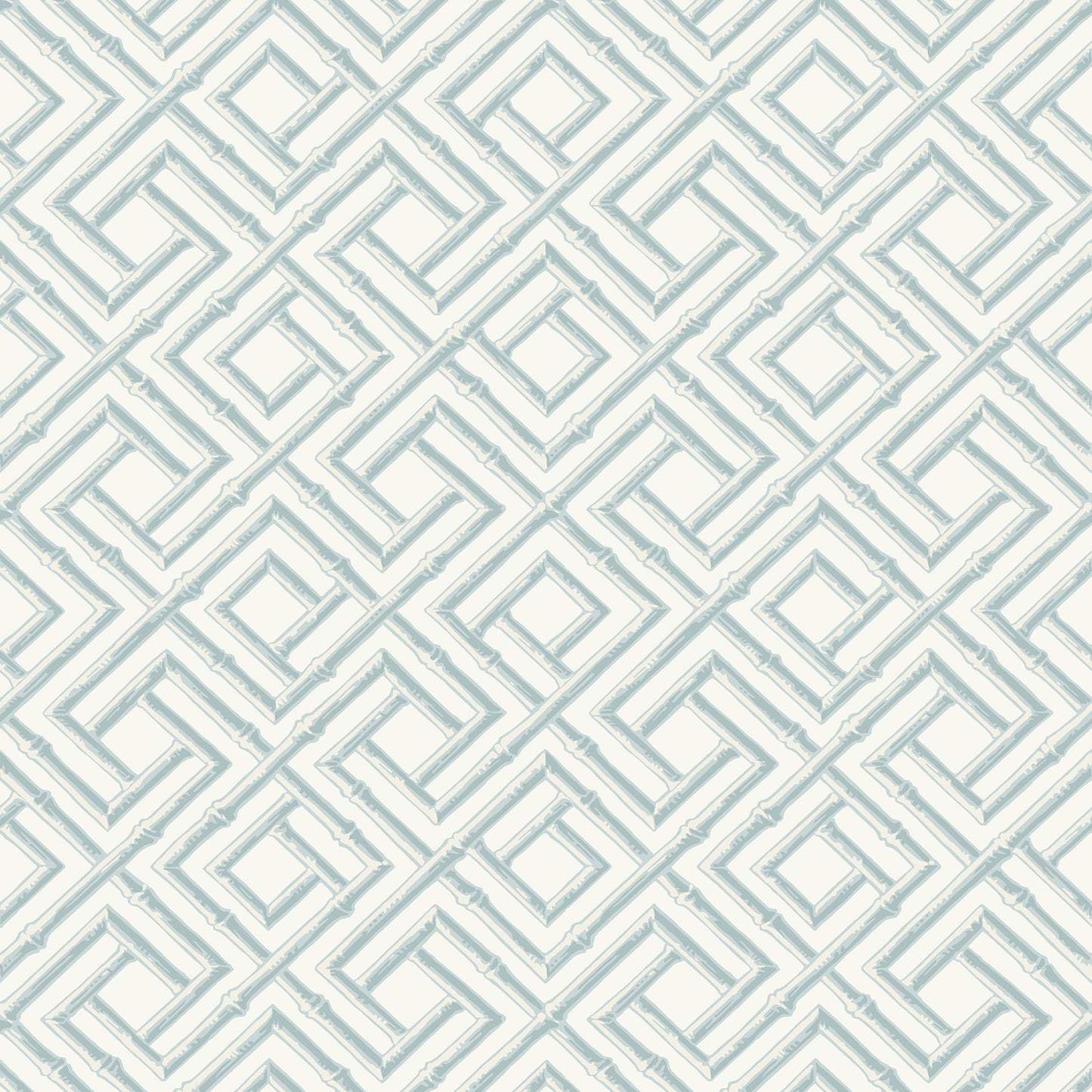 Purchase Thibaut Wallpaper Product# T42050 pattern name French Lattice color Spa Blue.