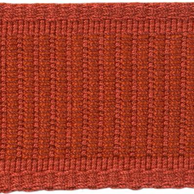 Sample T8012107-24 Coeur Band Rust Brunschwig and Fils Fabric