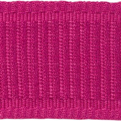 Sample T8012107-77 Coeur Band Fuchsia Brunschwig and Fils Fabric