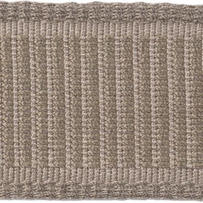 Sample T8012107-81 Coeur Band Gray Brunschwig and Fils Fabric