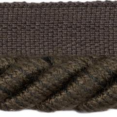 Sample T8012108-818 Coeur Cable-L Charcoal Brunschwig and Fils Fabric