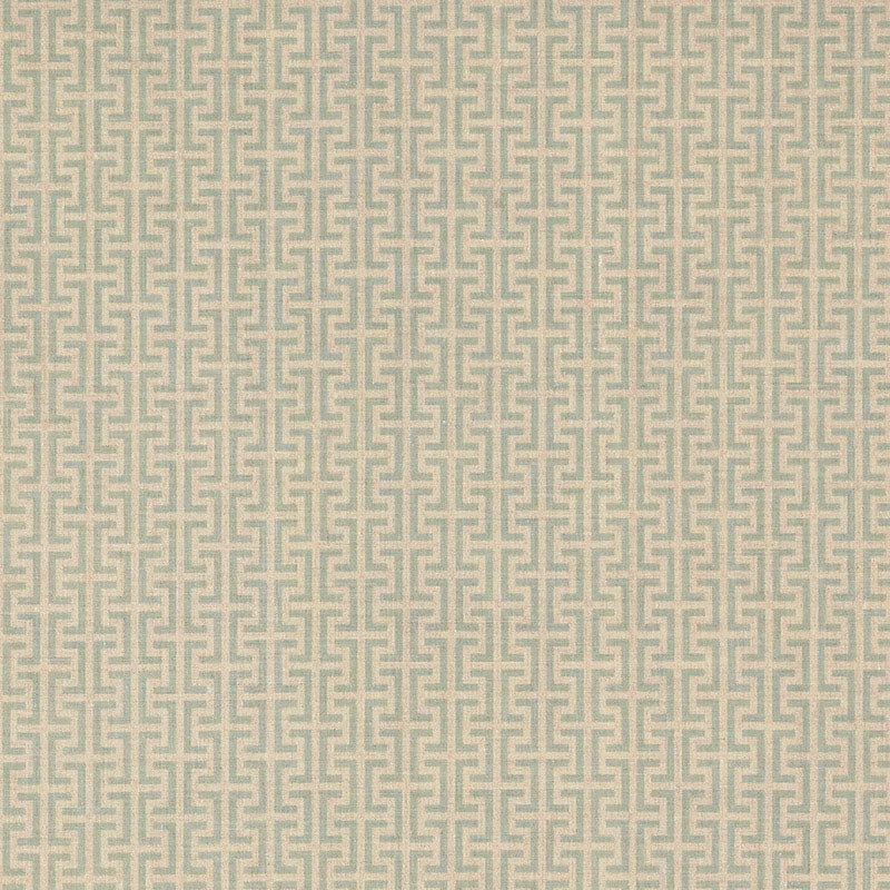View TEMP003 Temple Aqua by Schumacher Fabric
