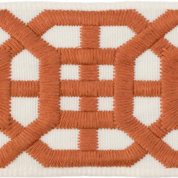 Sample TL10136.12.0 Avignon Tape, Orange by Lee Jofa Fabric