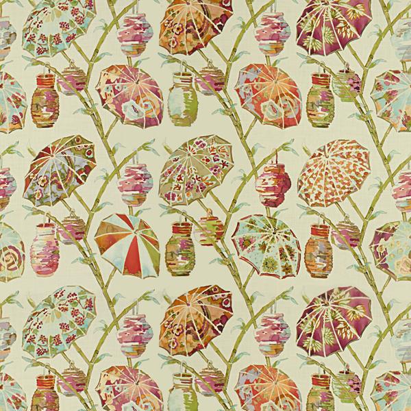 Sample UMBRELLAS.317.0 Umbrellas Spring Multi Multipurpose Ethnic Fabric by Kravet Design