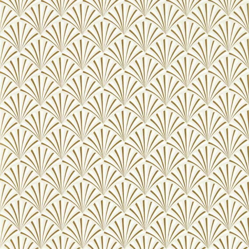 Sample - W0164/02.Cac.0 | Chrysler, Beige Geometric - Clarke And Clarke Wallpaper