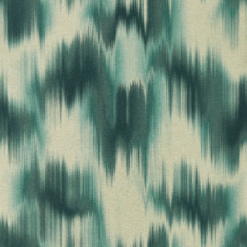 Sample - W0165/03.Cac.0 | Colorante, Green Ikat - Clarke And Clarke Wallpaper