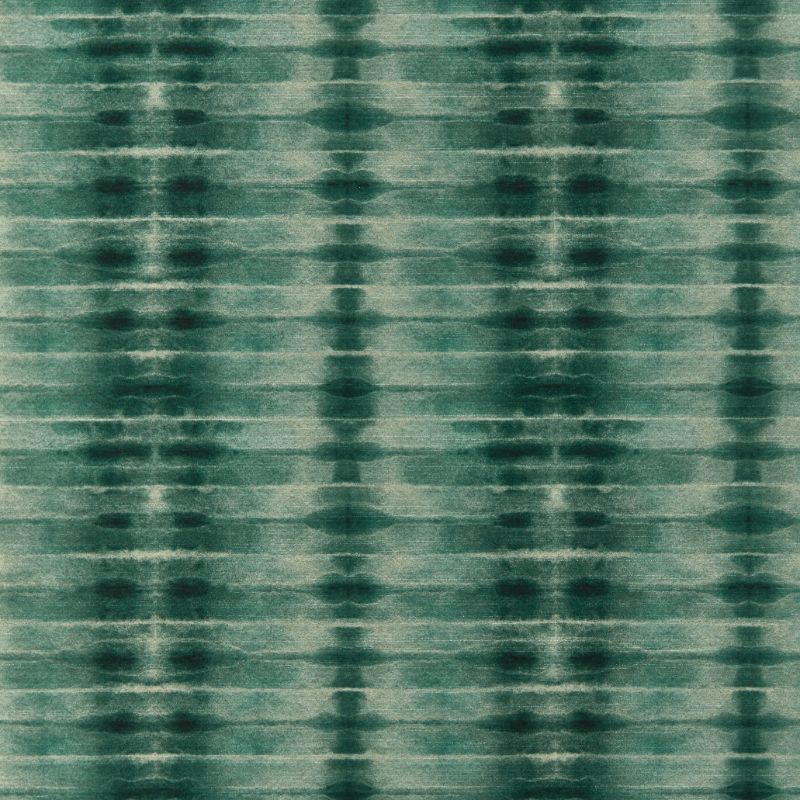 Sample - W0167/03.Cac.0 | Eterea, Green Stripes - Clarke And Clarke Wallpaper