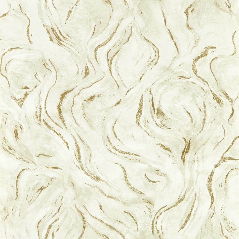 Sample - W0168/02.Cac.0 | Lavico, Beige Abstract - Clarke And Clarke Wallpaper