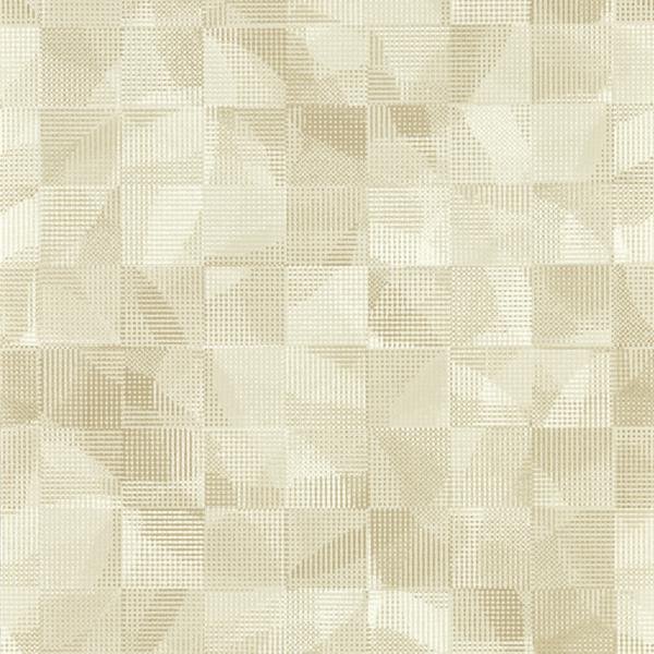 Sample - W0182/04 | Impatto, Beige Geometric - Clarke & Clarke Wallpaper - W0182/04.Cac.0