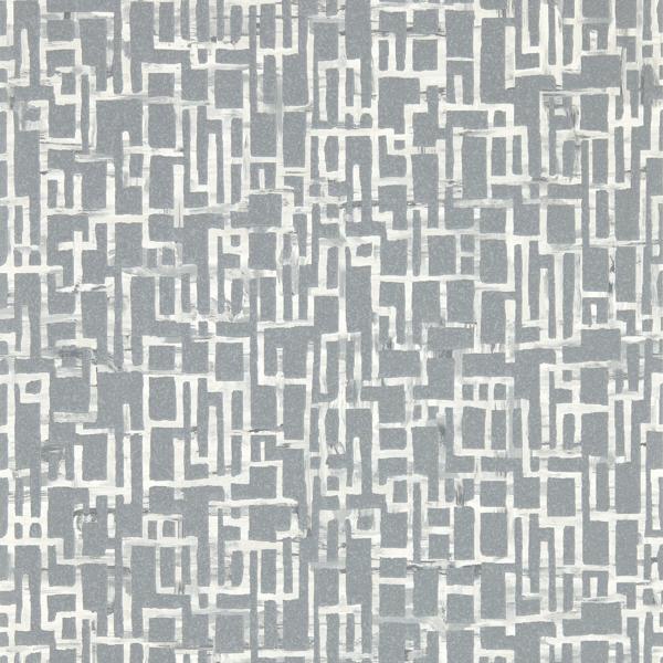 Purchase W0184/03-Cac Quadrata, Grey Geometric - Clarke & Clarke Wallpaper Wallpaper - W0184/03.Cac.0
