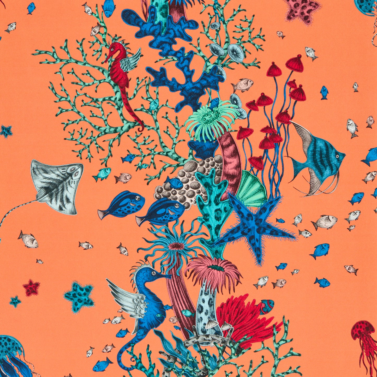 Purchase W0218/05 Seaforest, Multi Color Novelty - Clarke And Clarke Wallpaper