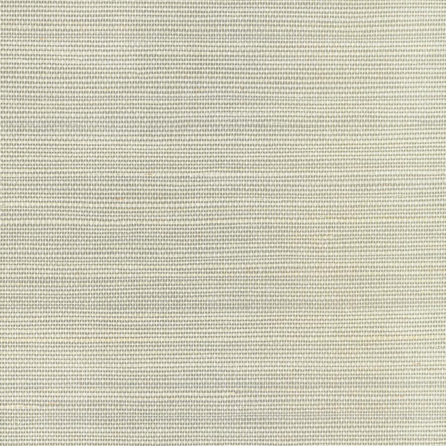 Sample - W3830.1101.0 Luxe Sisal, Ice by Kravet Couture Wallpaper