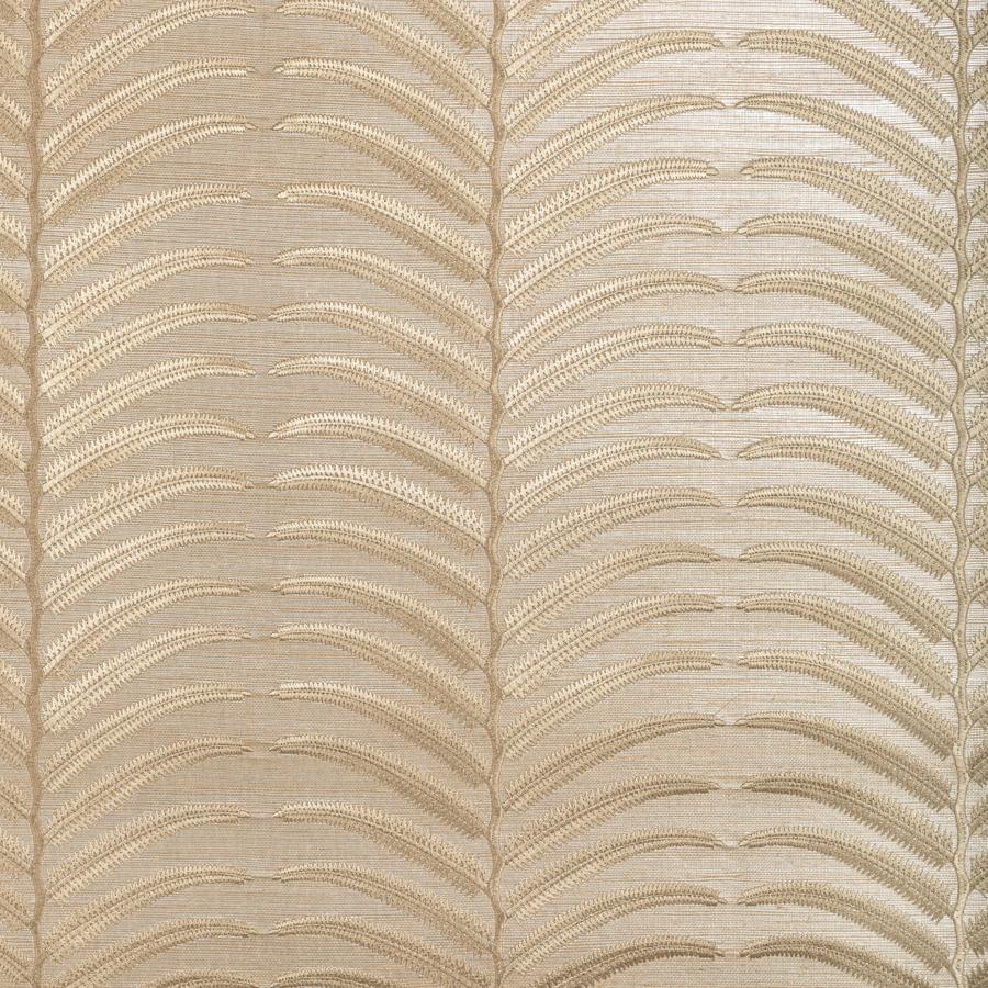Sample - W3834.6106.0 Plantae Emb Sisal, Sand by Kravet Couture Wallpaper
